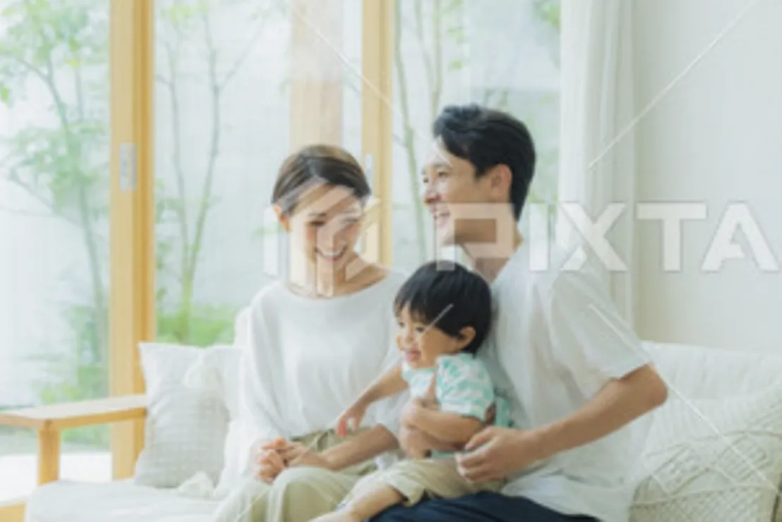 家族団欒の画像